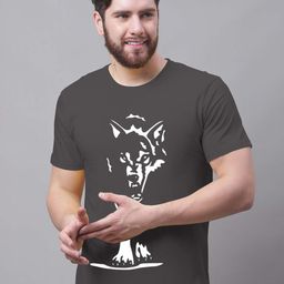 Friskers Printed Round Neck Short Sleeves Cotton Slim Fit T-shirt-image-75