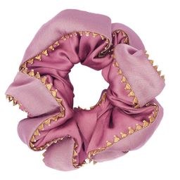 HAIR DRAMA COMPANY Women Purple & Gold-Toned Embellished Ponytail Holders-image-86
