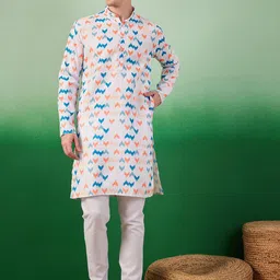 Sangria Abstract Printed Straight Kurta-picture-54