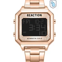 REACTION KENNETH COLE Women  Rose Gold-Toned Dial & Straps Digital Watch KRWGJ9008001-image-84