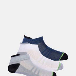FREECULTR Unisex Pack Of 3 Odour Resistant Patterned Low Cut Bamboo Socks-15