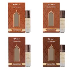 Ossa Set Of 4 Oud Incense- Oud Royal- Oud Vanilla & Oud Luxuria Attar- 6 ml Each-56