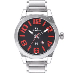 maxima Men Stainless Steel Bracelet Style Straps Analogue Watch 49360CMGI-45