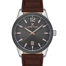 Daniel Klein Men Embellished Dial & Leather Straps Analogue Watch DK.1.13667-3-picture-0