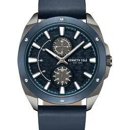 Kenneth Cole Men Embellished Dial & Leather Straps Analogue Watch KCWGF0035601MN-image-21