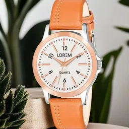 LOREM Women Dial & Stainless Steel Textured Straps Analogue Watch LR341-B-image-17