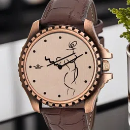 LOREM Men Embellished Dial & Bracelet Style Straps Analogue Watch LR65-A-36