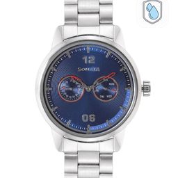 Sonata Men Stainless Steel Bracelet Style Straps Analogue Watch NP7139SM01-57
