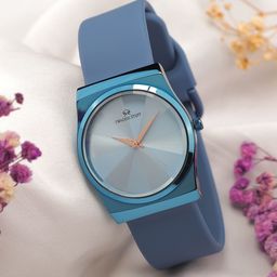 SWADESI STUFF Women Printed Dial & Silicon Straps Analogue Watch SF0515 BLUE-image-73