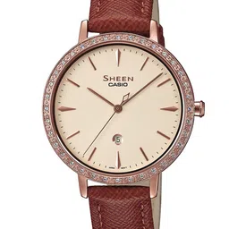 CASIO Women Rose Gold Analogue Watch SH229-image-59