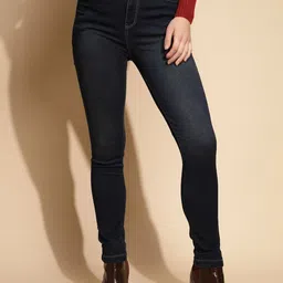 Global Republic Women High-Rise Low Distress Light Fade Stretchable Jeans-image-48