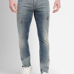 Jack & Jones Men Slim Fit Mildly Distressed Heavy Fade Stretchable Cotton Jeans-image-47