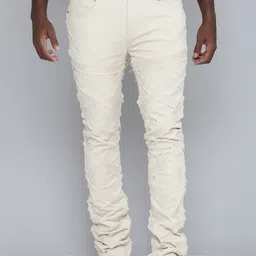 WAIMEA Coloured Hollywood Bootcut Highly Distressed Stretchable Jeans-image-36