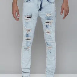 WAIMEA Boys Hollywood Skinny Fit Highly Distressed Ripped Stretchable Jeans-picture-34