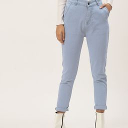 PARIS HAMILTON Women Blue Slim Fit High-Rise Stretchable Jeans-image-64