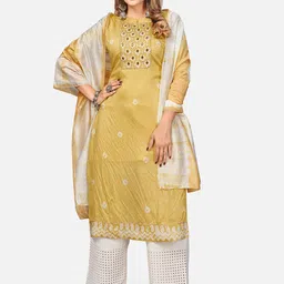 Vbuyz Women Yellow Printed Flared Sleeves Kurta-image-33