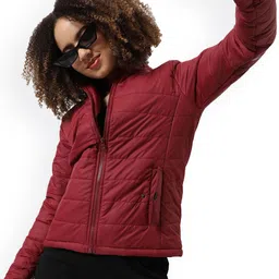 Campus Sutra Windcheater Mock Neck Puffer Jacket-picture-40