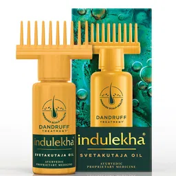 indulekha Svetakutaja Dandruff Treatment 100% Ayurvedic Hair Oil with Amla & Neem - 100ml-41