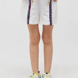 One Friday Girls Self Designed Mid Rise Shorts-image-20