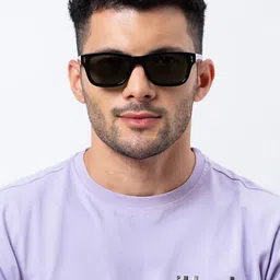 Shisen Fox Unisex Square Sunglasses with Polarised and UV Protected Lens-8