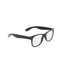 GARTH Unisex Clear Lens & Black Wayfarer Sunglasses with UV Protected Lens-23