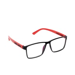 ALIGATORR Unisex Clear Lens & Red Sunglasses with UV Protected Lens AGR_AERO SQR RED-11