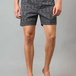 Cantabil Printed Pure Cotton Boxers MBOX00018_GREY-image-66