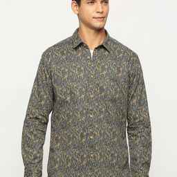 BEAT LONDON by PEPE JEANS Slim Fit Floral Printed Casual Shirt-image-89