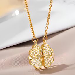KARISHMA KREATIONS Gold-Plated Stainless Steel Chain-image-98