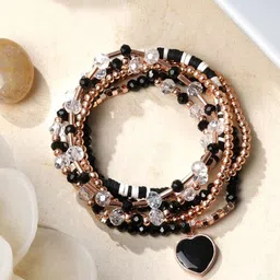 Cierra Women Rose Gold-Plated Multistrand Bracelet-picture-25