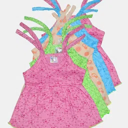 Peerless Wear Infants Set Of 5 Printed Dress-22