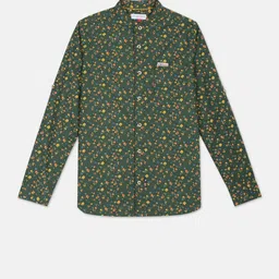 U.S. Polo Assn. Kids Boys Floral Printed Pure Cotton Casual Shirt-picture-45
