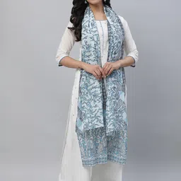 AURELIA Paisley Printed Cotton Dupatta-picture-22