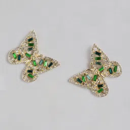Forever New Betsy Butterfly Stone Gold-Plated Studs-88