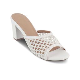 Tresmode Miko Textured Block Heel Mules image 1