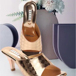 ELLE Textured Kitten Heels-40
