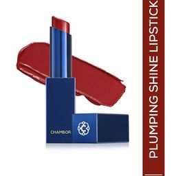 Chambor Tres Shine Plump Long-Lasting Lipstick with Shea Butter - Roman Romance 303-21