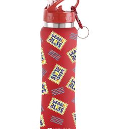 NIRLON Red & Yellow Printed Stainless Steel Single Wall Vacuum Sipper Water Bottle 750 ml-4