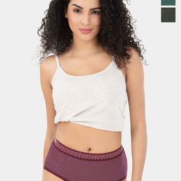 Trylo Flirtie - 22 Full Coverage Ultra Soft Modal Fabric Hipster Dotted Outer Elastic Panties-picture-28