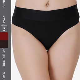 Docare Women Pack Of 3 Cotton Hipster Briefs-picture-22