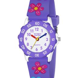 YOUNG MISSION Girls Printed Dial & Straps Analogue Watches Better Watch 1210 Purple 01-53