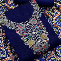 SHADOW & SAINING Woven Design Unstitched Dress Material-image-42