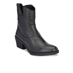 CARLO ROMANO by Wasan Shoes Women Black Leather Boots-image-32