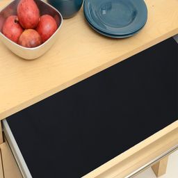 Kuber Industries Black 2 Pieces Textured EVA BPA Free Shelf Liner-image-92