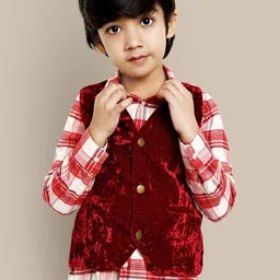 The Tribe Kids Boys Sleeveless Pure Cotton Waistcoat-image-95