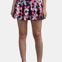 N-Gal Women Geometric Printed Skort Mini Skirts-image-91