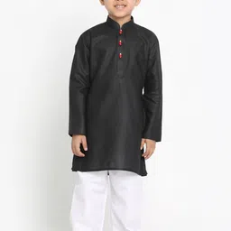 JBN Creation Boys Mandarin Collar Kurta with Pyjamas & Cap-54