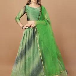 Bhavyam Abstract Printed Semi-Stitched Lehenga & Unstitched Blouse With Dupatta-picture-10