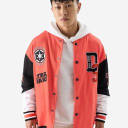 The Souled Store Star Wars Stormtroopers Pure Cotton Lightweight Varsity Jacket-image-49