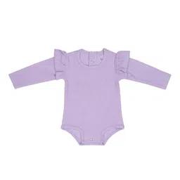 Softsens Infant Lady Ribbed Organic Cotton Bodysuit with Frills-image-27